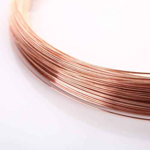 T2 Purple Copper Bare Copper Wire Solid Round Wire,Wire Diameter: 3mm,Length: 3m 1