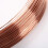 T2 Purple Copper Bare Copper Wire Solid Round Wire,Wire Diameter: 3mm,Length: 3m 3
