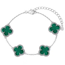 Unique Four Leaf Clover Bracelet 925 Sterling Silver Jewellery Gifts