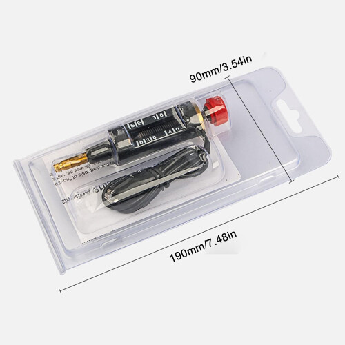 Spark Plug Tester, Coil Tester for Chainsaw, Lawn Mower, Snow Blower, Black 2