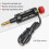Spark Plug Tester, Coil Tester for Chainsaw, Lawn Mower, Snow Blower, Black 4