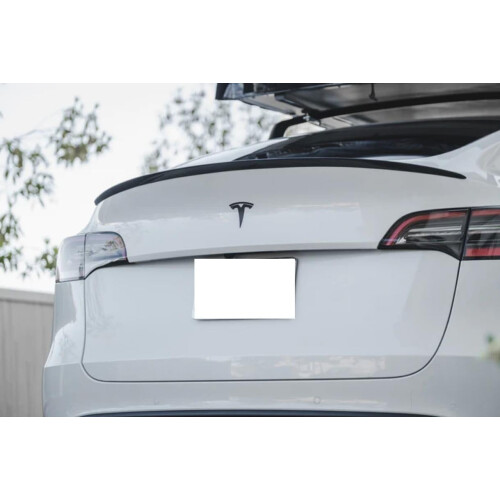 Glossy Black Rear Spoiler Wing Compatible with Tesla Model Y Trunk Lid Long Range Performance 2