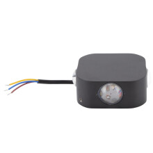 Außenwandleuchte LED 4-seitig Weiß Alu