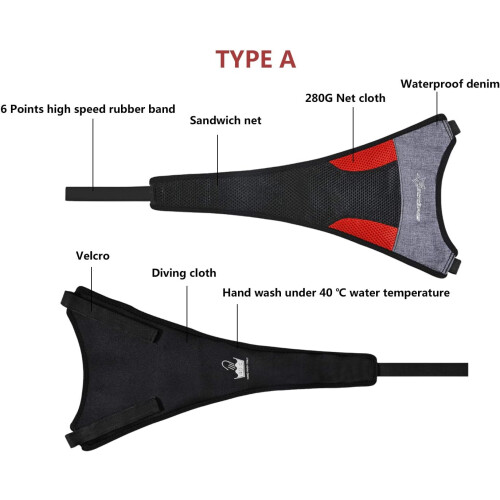 Sweat Catcher for Roller Trainers, AntiSweat, Absorbent, Breathable, QuickDrying Red Black  Without Mobile Phone Case 1