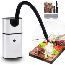 Smoking Gun BBQ Cold Food Smoker,Portable Smoke Infuser with Wood Chips Brush for Meat Steak BBQ Cheeses Salmon