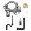 Oil pump screw wheel spring set for MS290 chaaw to replace worn or damaged components 1