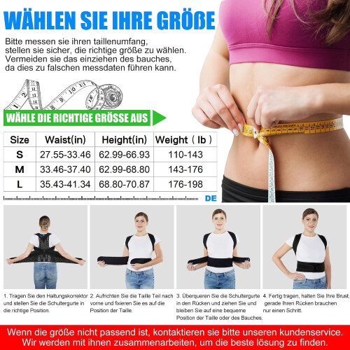 Back Straightener, Posture Corrector for Women  Men, Breathable Adjustable Back Support 2