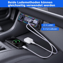 Rádio Automotivo RDS, Rádio Automotivo com Porta de Carregamento Tipo C, Controle Remoto FM/AM, 2 USB, AUX, , MP3 Player, DSP/EQ