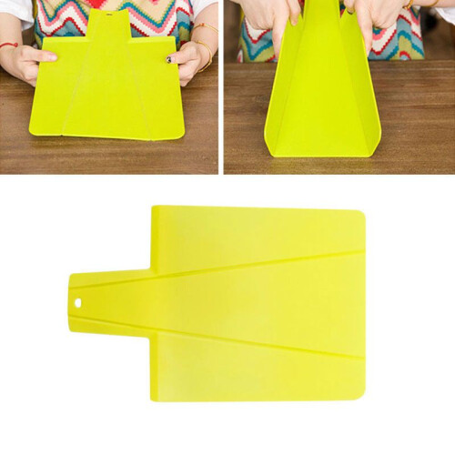 Plastic Flexible Non Slip Folding Chopping Slicing Cutting Board Mat Kitchen Hot 2