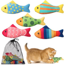 Fish Shaped Cat Kicker Toy – Catnip-Filled Bite-Resistant Indoor Cat Toy