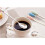 (Pink)Ceramic Handle Floral Stirring Spoon Tableware Stainless Steel Tableware Milk 5