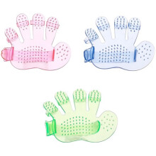 Pet Hair Removal Brush Set – 3-Piece Five Finger Brush & Grooming Gloves