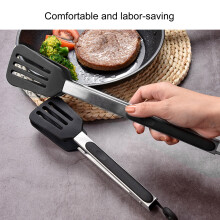 Faltbare Grillzange Edelstahl Silikon 9 Zoll