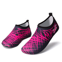 (Red,EU 44)Sapatos aquáticos masculinos femininos pele praia aquática meias ioga piscina natação unissex descalço adulto