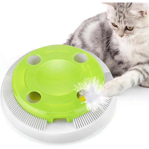 Automatic Interactive Cat Toy – Smart Electric Feather Toy