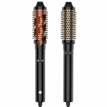Brosse Coiffante Rotative Infrarouge Noire, Prise EU
