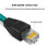 M12 to RJ45 Connector Coding Cable 4Pin D-Code High Flexible Male to Female Ethernet Connection Sensor Wire 1m 3