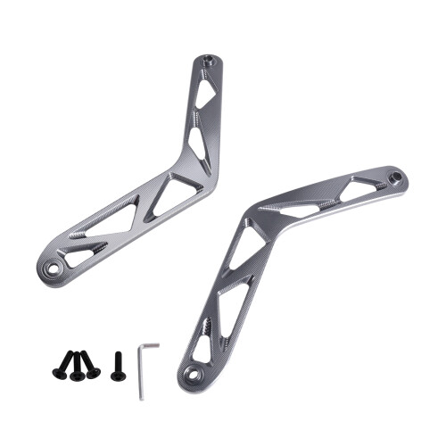 Motorcycle Windshield Inner Decorative Bracket Front Windshield Fixing Base Bracket for  368g 368 G 24-26 Grey