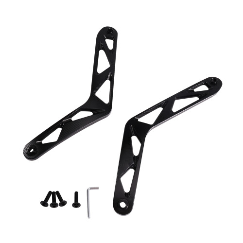 Motorcycle Windshield Inner Decorative Bracket Front Windshield Fixing Base Bracket for  368g 368 G 24-26 Black