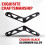 Motorcycle Windshield Inner Decorative Bracket Front Windshield Fixing Base Bracket for  368g 368 G 24-26 Black 2
