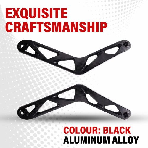 Motorcycle Windshield Inner Decorative Bracket Front Windshield Fixing Base Bracket for  368g 368 G 24-26 Black 1
