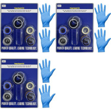 3X Kit de Réparation de Pompe 248213 avec Gants Jetables pour Modèles 1095 et 1595, GMAX 5900, GMax II 5900/10000, LineLazer 5900 et Mark.