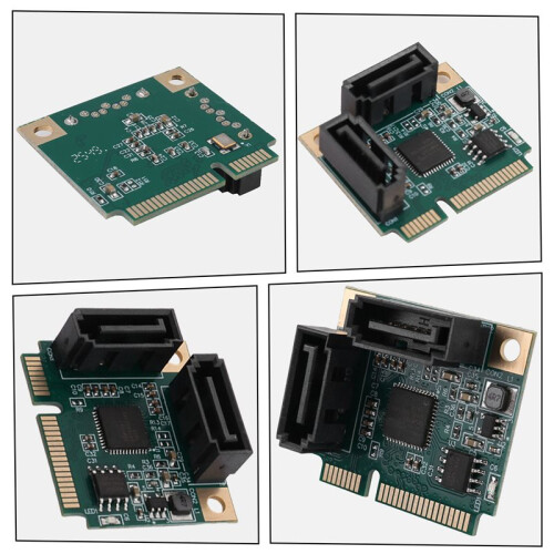 PCI-E PCI Express to 2   3.0 Converter SSD HDD SATA3 Controller Expansion Card  Multiplier 1