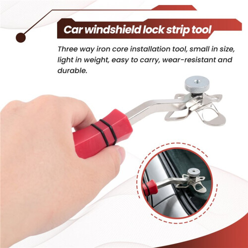 Car Windshield Locking Strip Tool Three-Port Core Sealing Strip Core Installation Tool Seal Strip Mould Locking 1