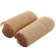 13.7" Width Cane Webbing Square WickerWeaving Rattan Roll,Pre-Woven Open Mesh Cane Webbing Sheet,Natural Rattan Panels