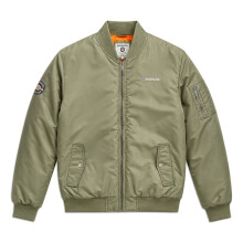 (M, Khaki) Lambretta Mens MA-1 Bomber Jacket