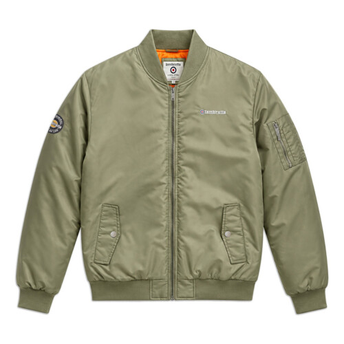 Lambretta (M, Khaki) Lambretta Mens MA-1 Bomber Jacket