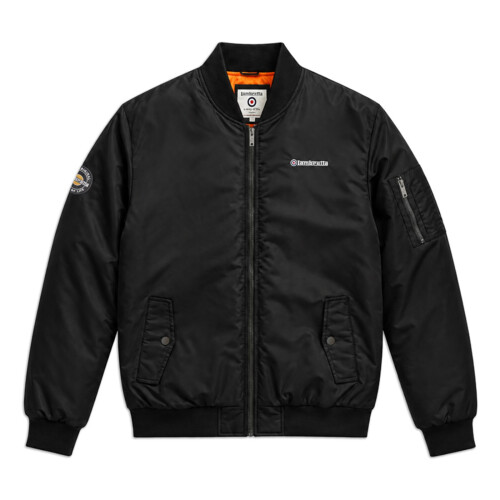 Lambretta (L, Black) Lambretta Mens MA-1 Bomber Jacket