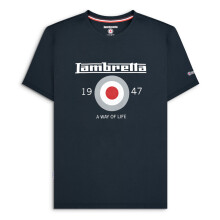 (M, Navy) Lambretta Mens Classic Target Short Sleeve T-Shirt