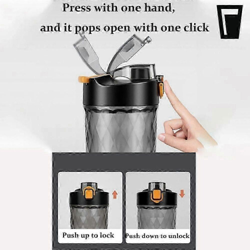 Problend One-Touch Shaker Smooth Protein Mix Anywhere, 22oz mit Pulverbox 2025 2