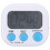 Kleiner digitaler Küchentimer, kleiner Backtimer, elektrischer Kochtimer, Multifunktionstimer 3