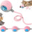 360 Automatic Rolling Cat & Dog Ball – Interactive Motion Toy, Pink 1