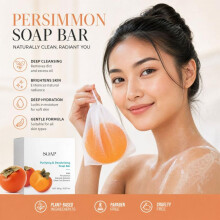(white) Persimmon Deodorizing Handmade Soap Armpit Odor Removal Face Body Cleansing Bar Natural Plant Extract Oil Control