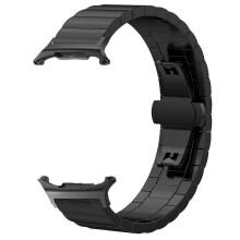 Horlogebandje van roestvrij staal, geschikt voor Samsung Galaxy Watch8 40mm / 44mm / Watch8 Classic 46mm, met splitsluiting.