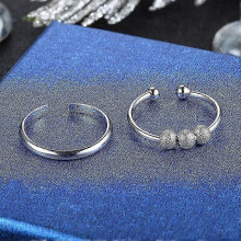 Stück Fidget-Öffnungsringe, Angstringe, kompatibel mit Spinner-Ringen für Damen, sensorisches Spielzeug zur Stressbewältigung