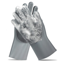 Pet Grooming Glove – High-Density Serrated Edge Bathing & Hair Removal Glove