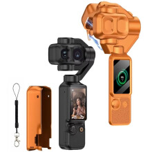 Magnetisches Komplettschutzgehäuse-Kit für Pocket 4 Pro Anti-Kratzer Objektivschutz Gimbal Kamera Schutzgehäuse Orange