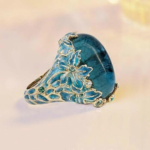 Delicate Lady Ring Retro Elegant Flower Elements_hb 1