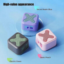 Bluetooth Audio Home Wireless Speaker Portable Desktop Subwoofer Pink For Car Outdoor Beach Camping Small Radio Speaker_hb