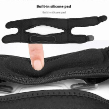 125 1Pc Double Knee Strap Patella Support Brace Adjustable Compression for Sports / Running / Gym_hb