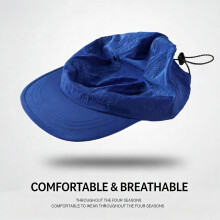 Ultra-light 40g Quick Dry 5 Panel Cap Men Women UPF50+ Sun Hat Foldable Soft Brim Breathable Outdoor Running Sports Baseba_hb