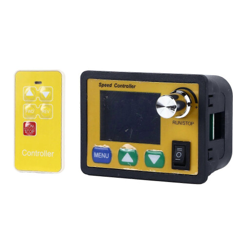 DC Motor Speed Regulator CW CCW LCD Display Button Knob Adjustment DC Motor Governor 6‑55V DC_hb