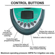 Irrigation timer for outdoor garden watering automation_hb