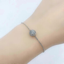 Bracciale da donna con angelo e cristalli