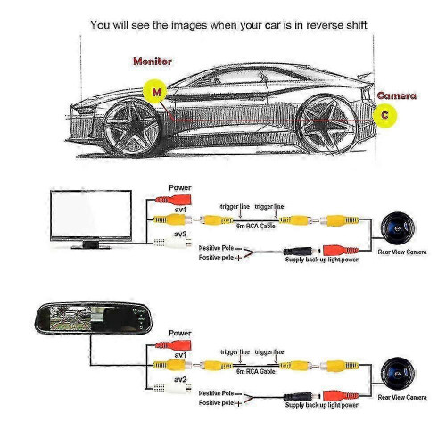 HD rear view camera for Opel Astra J with 12LED night vision_hb 2