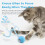 2-Piece Interactive Cat Ball – Auto Rolling Toy with Net Tail (Blue) 6